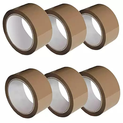 Brown Carton Sealing Bopp Packing Tape Strong Clear Adhesive Tape Jumbo Roll