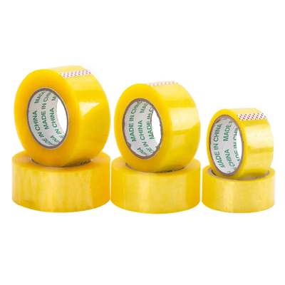 40 - 48mic Tebal BOPP Adhesive Tape Batal Kekuningan BOPP Packing Tape
