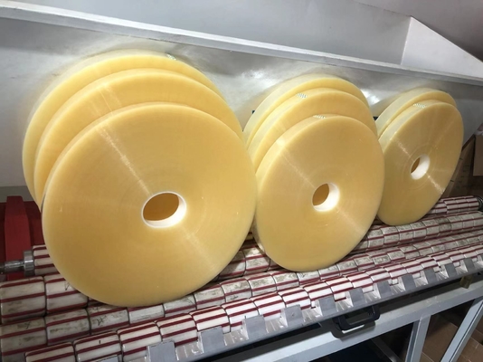 Tahan Air Transparan BOPP Jumbo Roll Pita Perekat Diri Bening