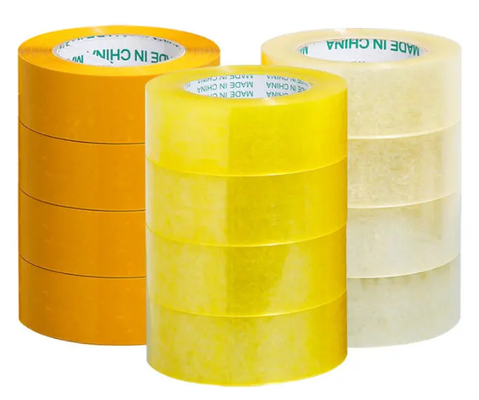 Kustom Dicetak BOPP Adhesive Tape Rolls Adhesive Packing Sealing Tape Untuk Karton